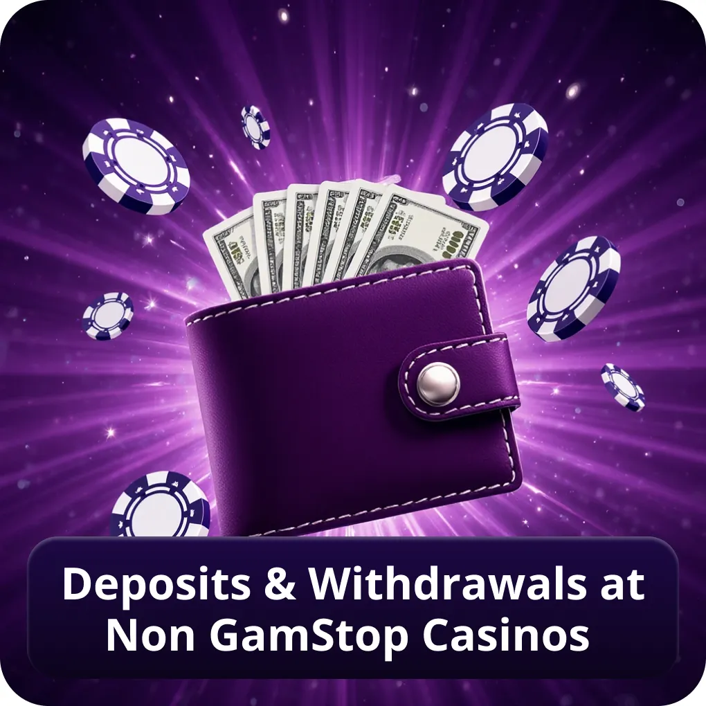 Deposits & Withdrawals at Non GamStop Casinos by method Deposits & Withdrawals at Non GamStop Casinos
