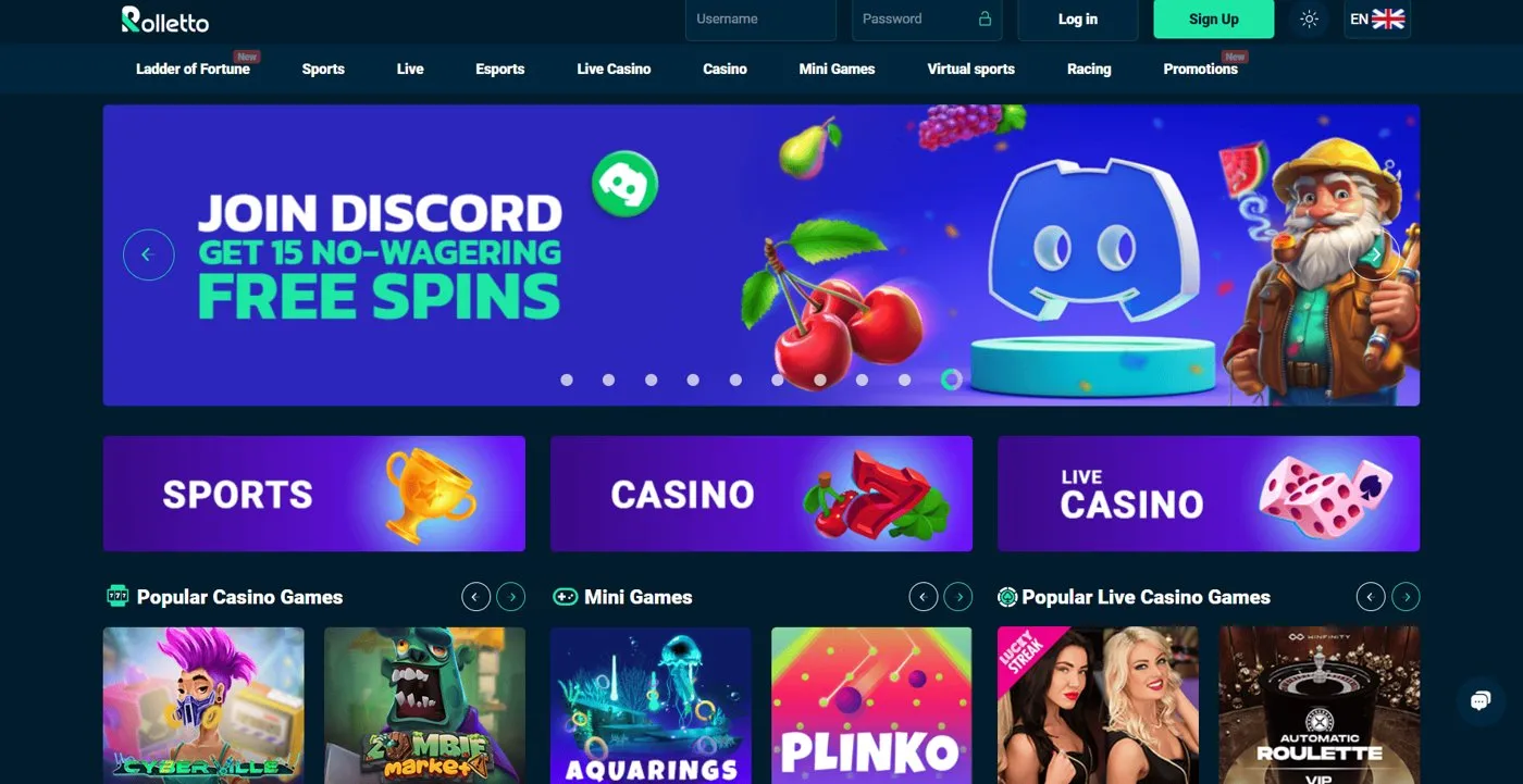 Rolletto Casino among non gamstop casinos with instant crypto Rolletto Casino among non gamstop casinos